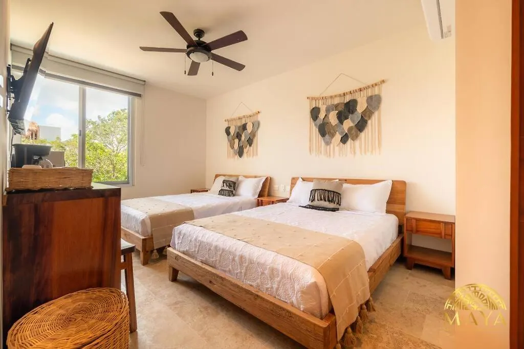 Apartment Nhoa 303A Lux 2Br Condo Pool View In Aldea Zama Tulum