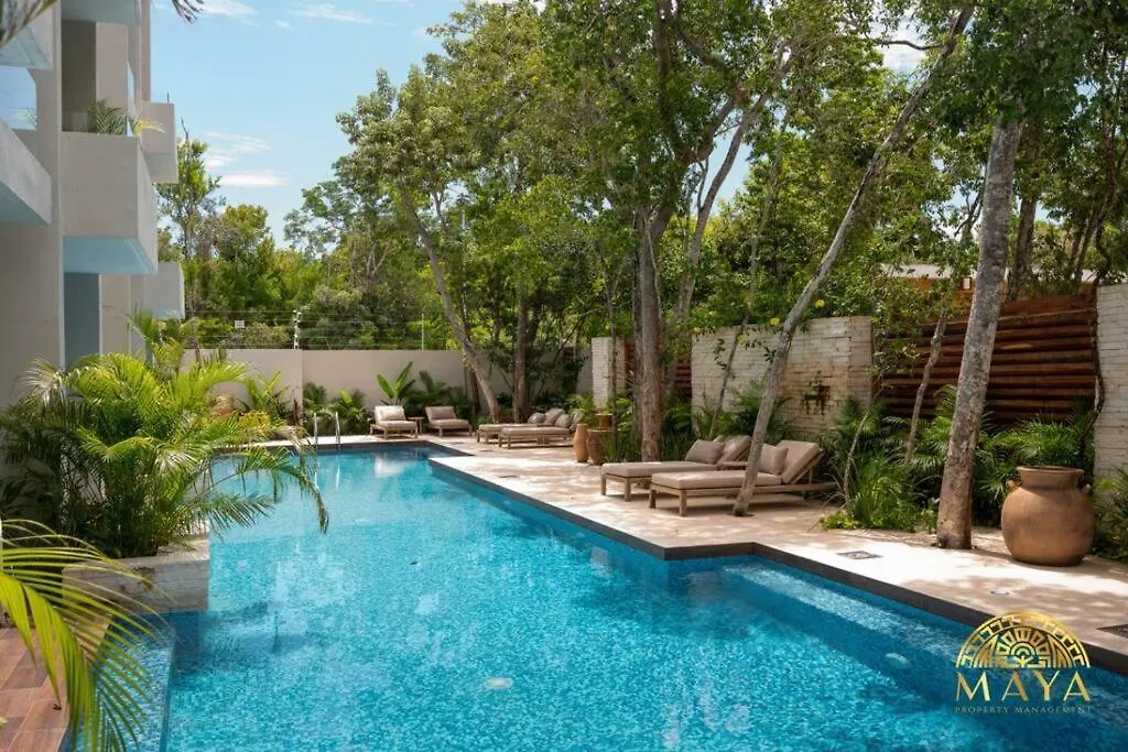 Nhoa 303A Lux 2Br Condo Pool View In Aldea Zama Tulum Apartament